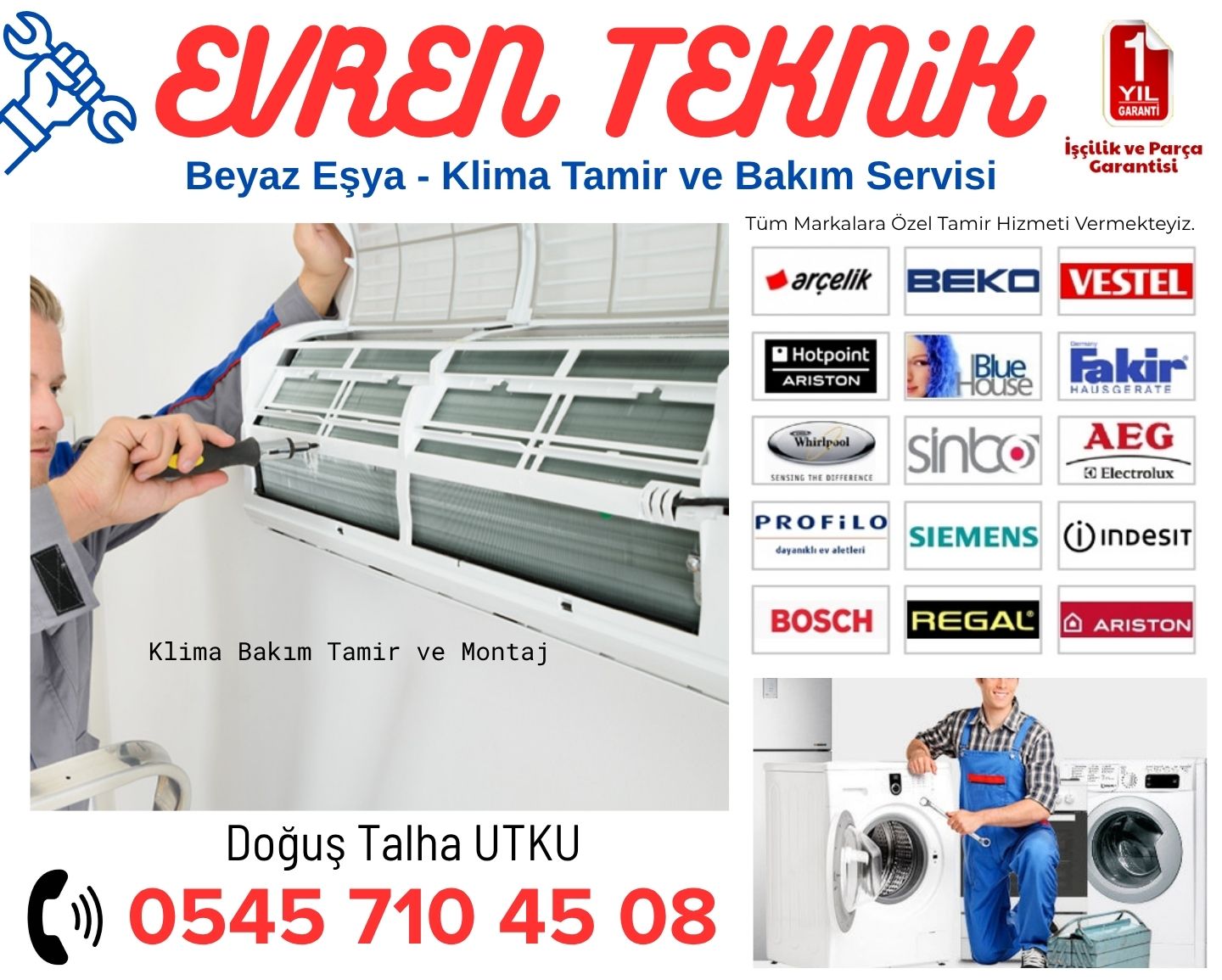 Ünye Beyaz Eşya Tamircisi